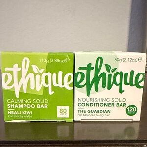 Ethique Calming Solid Shampoo & Nourishing Conditioner Bar Set